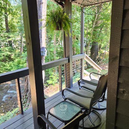 J.Creek Retreat, Creekside Townhouse +1 Car Garage Villa Maggie Valley Eksteriør bilde